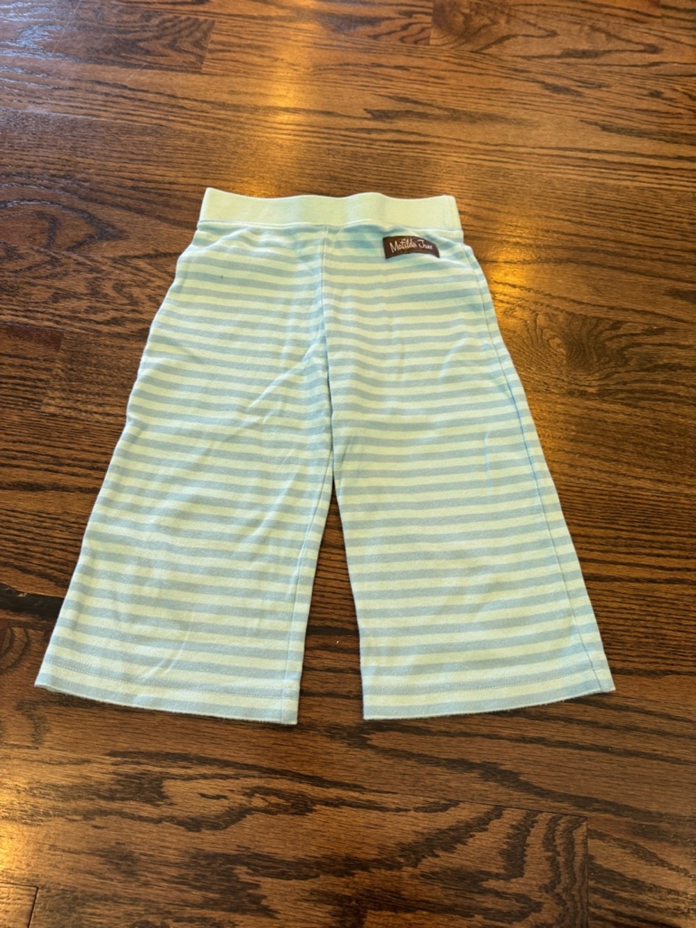 Matilda Jane Light Blue and Teal Striped Girls Pants